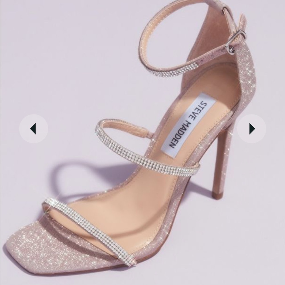 Steve Madden x David’s Bridal Keyla Stiletto in Blush. Size 7.